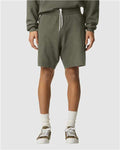American Apparel 2PQ Unisex Pique Gym Shorts - Lieutenant - model front