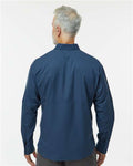 Paragon 702 Men's Kitty Hawk Performance Fishing Shirt - Navy - model back