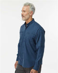 Paragon 702 Men's Kitty Hawk Performance Fishing Shirt - Navy - model side