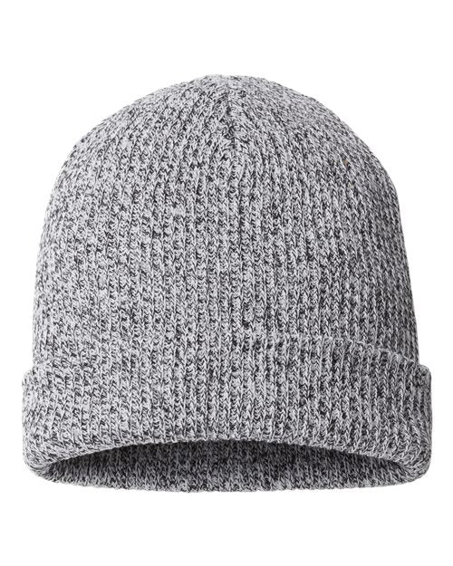 Columbia 191132 Whirlibird Cuffed Beanie - White Marled - back