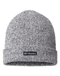 Columbia 191132 Whirlibird Cuffed Beanie - White Marled - front