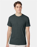 Hanes 42TB Perfect-T Triblend T-Shirt - Athletic Green Heather - model front