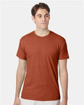 Hanes 42TB Perfect-T Triblend T-Shirt - Texas Orange Heather - model front