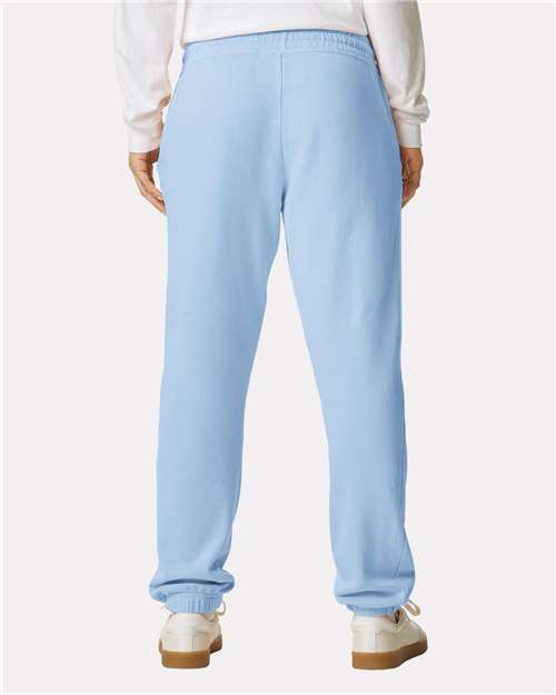 Comfort Colors 1469 Unisex Garment-Dyed Lightweight Sweatpants - Hydrangea - model back