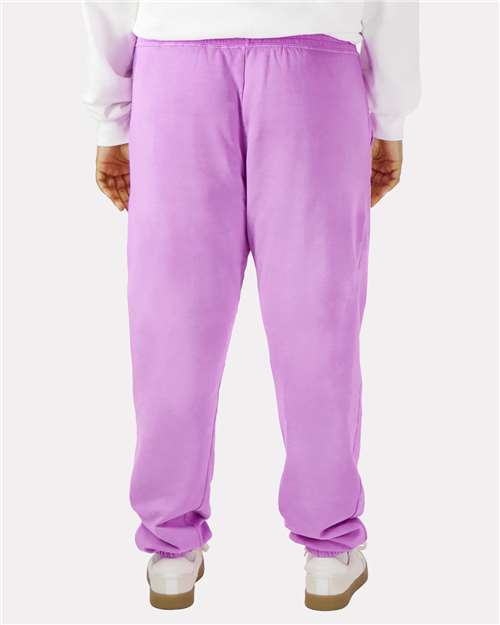 Comfort Colors 1469 Unisex Garment-Dyed Lightweight Sweatpants - Neon Violet - model back