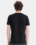 Hanes 498PT Unisex Perfect-T DTG T-Shirt - Black - model back