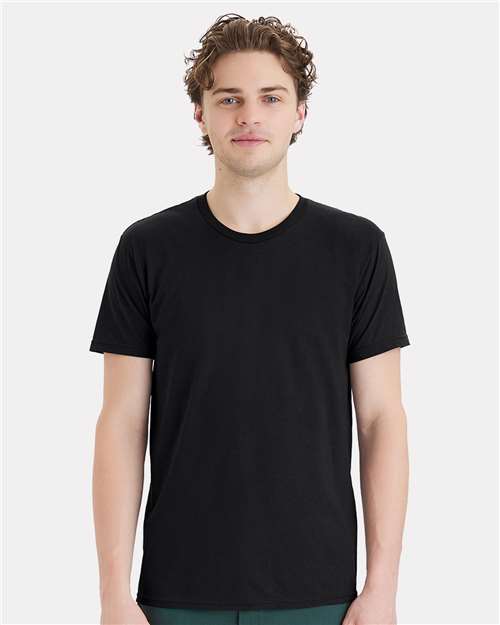 Hanes 498PT Unisex Perfect-T DTG T-Shirt - Black - model front