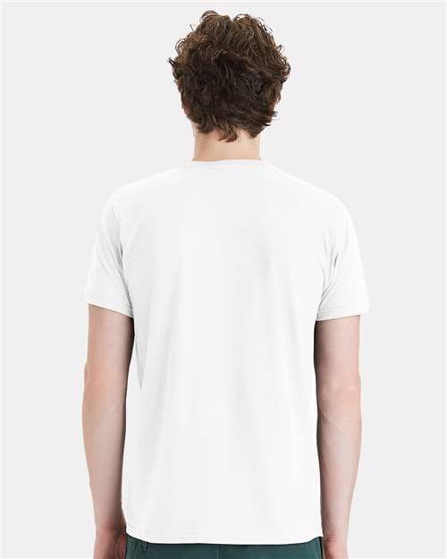 Hanes 498PT Unisex Perfect-T DTG T-Shirt - White - model back