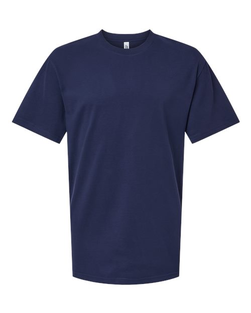 American Apparel 5389 Unisex Sueded Cloud Jersey Tee - Sueded Navy - front