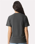 American Apparel 1301GD Unisex Garment-Dyed Heavyweight Cotton Tee - Faded Black - model back