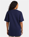 Hanes 5280T Unisex Essential-T Tall T-Shirt - Athletic Navy - model back
