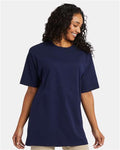 Hanes 5280T Unisex Essential-T Tall T-Shirt - Athletic Navy - model front