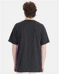 Hanes 5280T Unisex Essential-T Tall T-Shirt - Charcoal Heather - model back