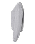 American Apparel RF494 Women's ReFlex Fleece Crewneck Sweatshirt - Heather Grey - side