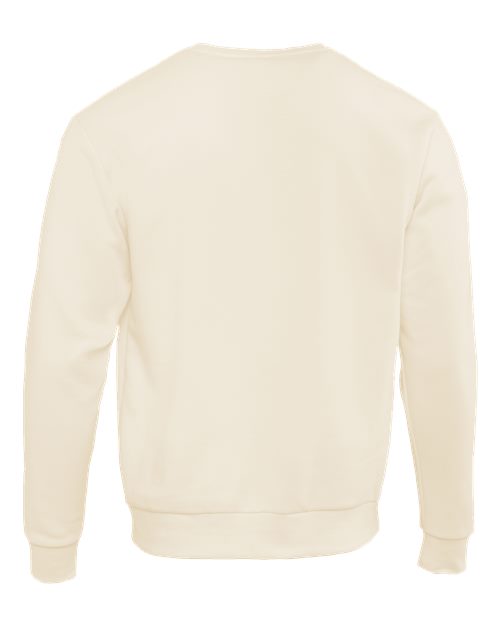 Next Level 9003 Unisex Santa Barbara Crewneck Sweatshirt - Natural - back