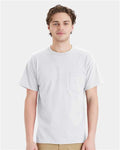 Hanes 5290P Essential-T Pocket T-Shirt - Ash - model front