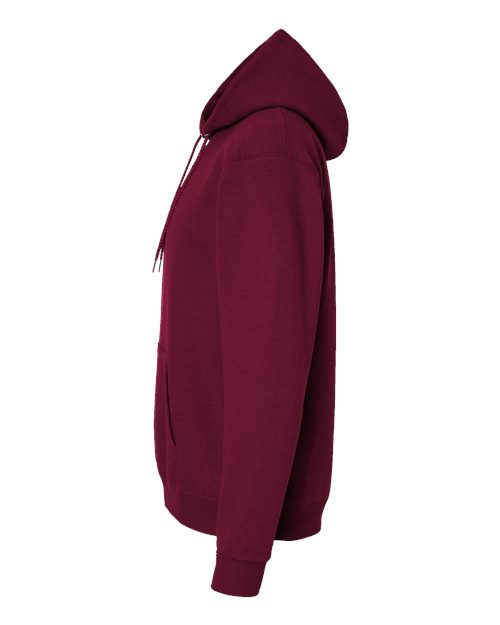 Hanes P170 EcoSmart Hooded Sweatshirt - Athletic Cardinal - side