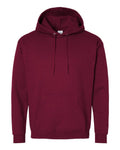 Hanes P170 EcoSmart Hooded Sweatshirt - Athletic Cardinal - flat front