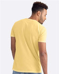 Next Level 3600SW Unisex Soft Wash T-Shirt - Washed Banana Cream - model back