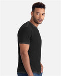 Next Level 3600SW Unisex Soft Wash T-Shirt - Washed Black - model side