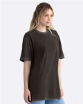 Next Level 3600SW Unisex Soft Wash T-Shirt - Washed Graphite Black - model side