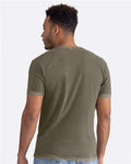 Next Level 3600SW Unisex Soft Wash T-Shirt - Washed Military Green - model back