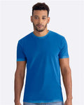 Next Level 3600SW Unisex Soft Wash T-Shirt - Washed Royal - model front