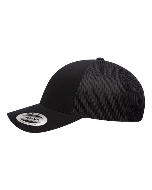 Yupoong 6601 Elite Cap - Black - side