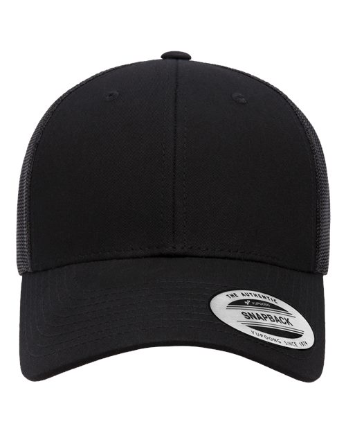 Yupoong 6601 Elite Cap - Black - front