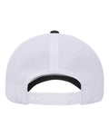 Yupoong 6601 Elite Cap - Black/ White - back
