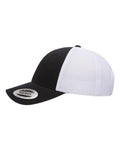 Yupoong 6601 Elite Cap - Black/ White - side