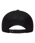 Yupoong 6601 Elite Cap - Charcoal/ Black - back