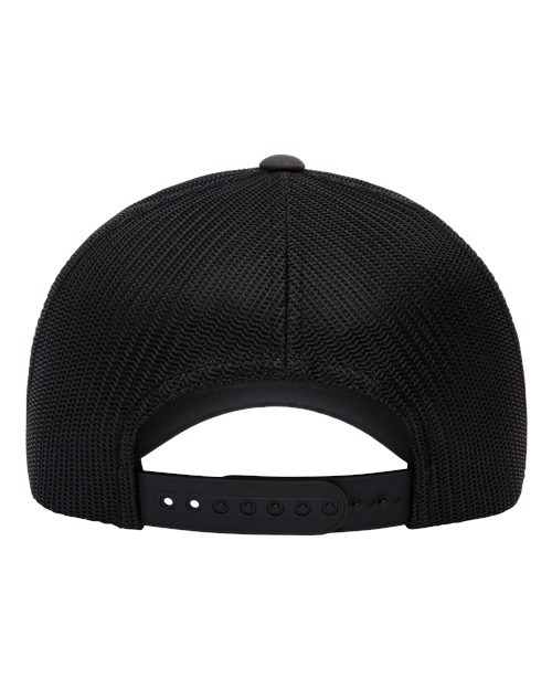Yupoong 6601 Elite Cap - Charcoal/ Black - back
