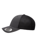 Yupoong 6601 Elite Cap - Charcoal/ Black - side