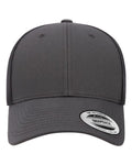 Yupoong 6601 Elite Cap - Charcoal/ Black - front