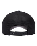 Yupoong 6601 Elite Cap - Heather/ Black - back