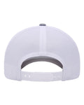 Yupoong 6601 Elite Cap - Heather/ White - back