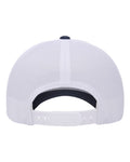 Yupoong 6601 Elite Cap - Navy/ White - back