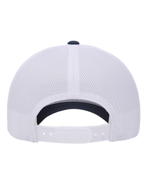 Yupoong 6601 Elite Cap - Navy/ White - back
