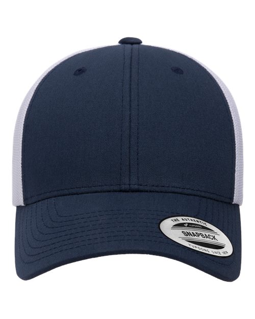 Yupoong 6601 Elite Cap - Navy/ White - front