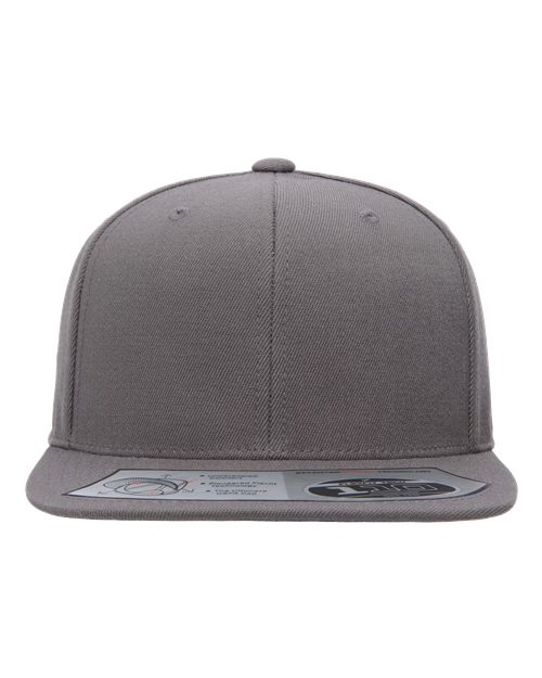 Flexfit 110F 110 Snapback Cap - Grey - front