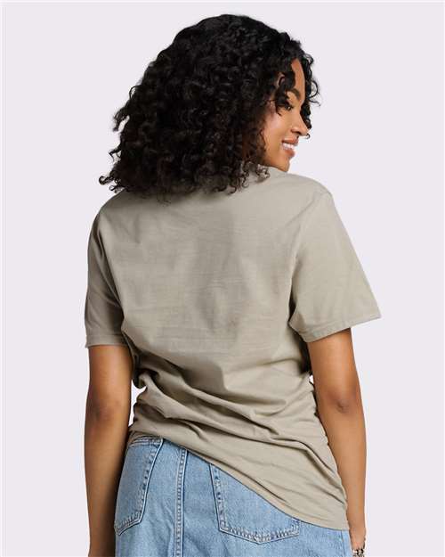 Jerzees 570MR Premium Cotton T-Shirt - Clay - model back