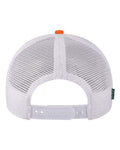 LEGACY MPS Mid-Pro Snapback Trucker Cap - Orange/ White - back