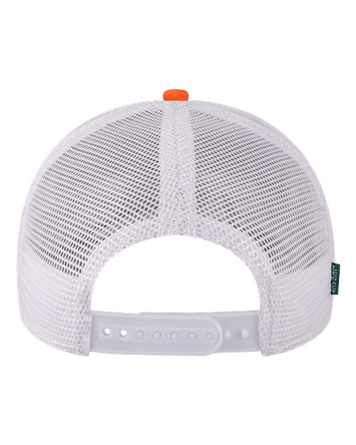 LEGACY MPS Mid-Pro Snapback Trucker Cap - Orange/ White - back