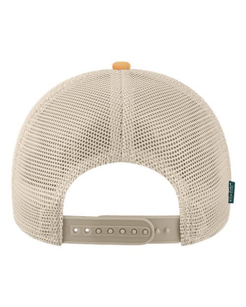 LEGACY MPS Mid-Pro Snapback Trucker Cap - Peach/ Stone - back
