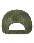 LEGACY MPS Mid-Pro Snapback Trucker Cap - Stone/ Bronze/ Light Olive Green - back