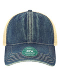 LEGACY OFA Old Favorite Trucker Cap - Blue Denim/ Khaki - front