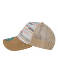 LEGACY OFAFP Old Favorite Five-Panel Trucker Cap - Fabric Stripes - side