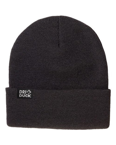 DRI DUCK 3523 Coleman Cuffed Beanie - Black - front