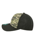 LEGACY REMPA Reclaim Mid-Pro Adjustable Cap - Dark Olive Green Camo/ Black - side